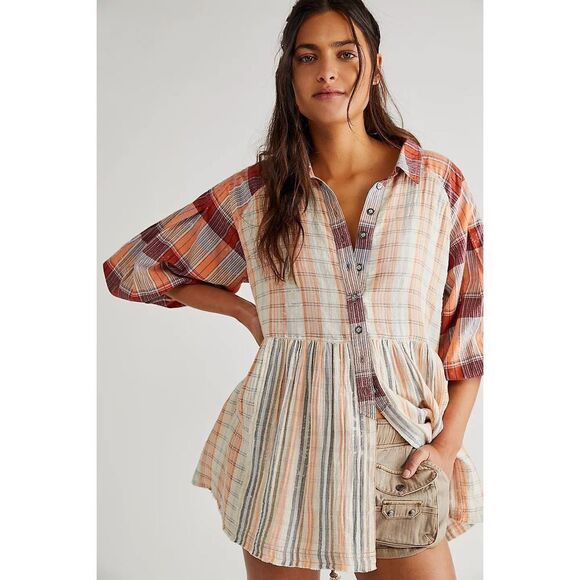 Free People Sunshine Bay Top Size M - Picture 1 of 6